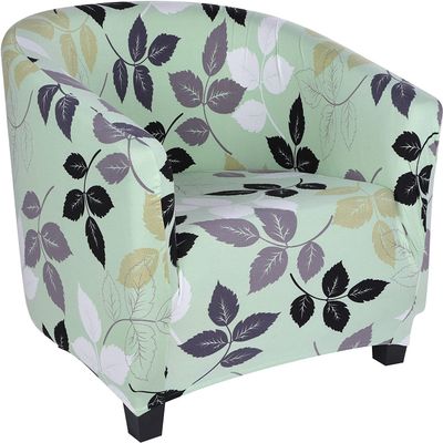 ALABOW Club Chair Slipcover Stretch Tub Chair Cover Barrel Armchair Cover Sofa Cover Furniture Protector for Living Room (Color : #21)