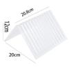 Leadigol Clear Acrylic Record Display Rack Magazine Rack, Triangle File Holder Acrylic Albums Holder Newspaper Holder Photography Props for Office Home view 2