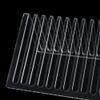 Leadigol Clear Acrylic Record Display Rack Magazine Rack, Triangle File Holder Acrylic Albums Holder Newspaper Holder Photography Props for Office Home view 4