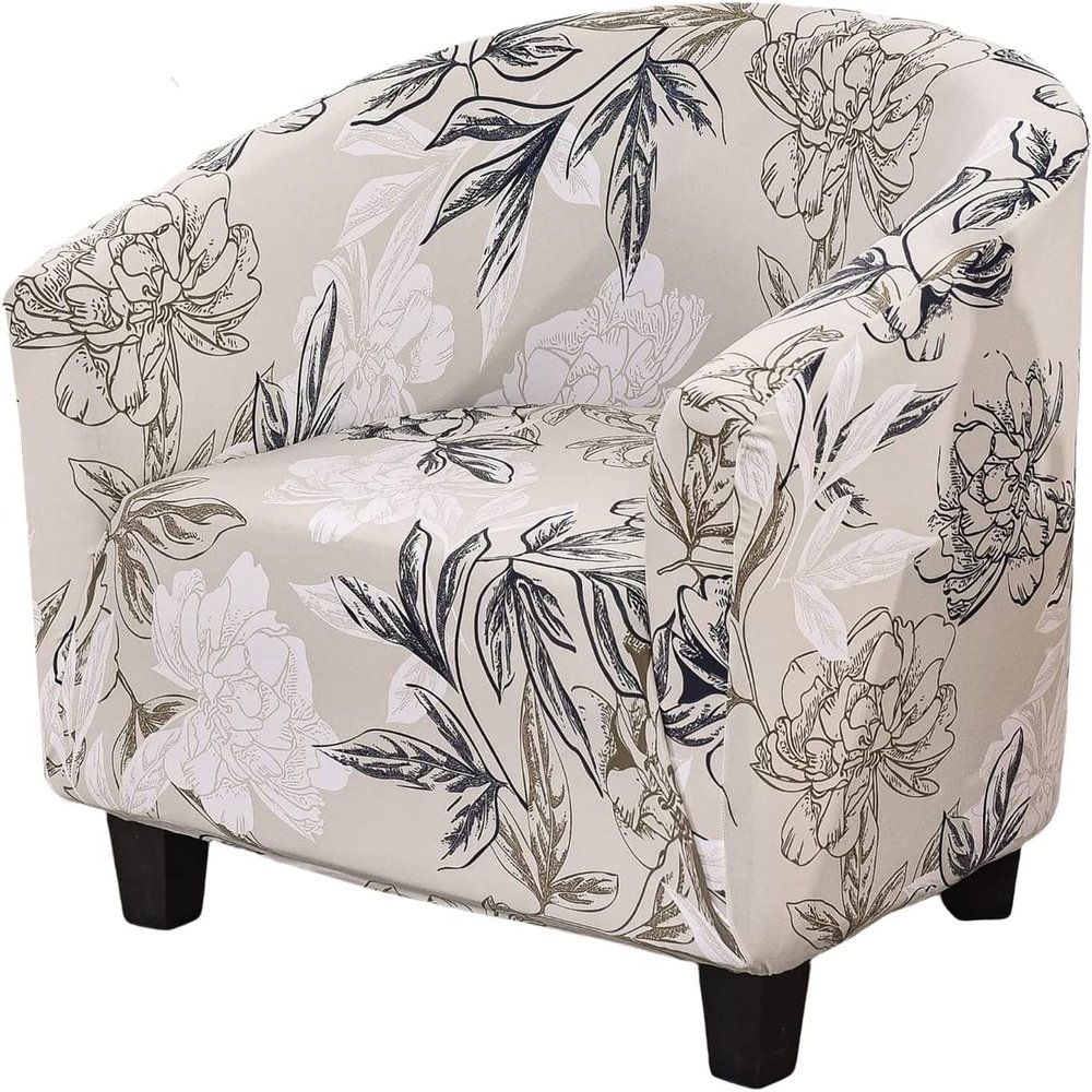 ALABOW Club Chair Slipcover Tub Chair Cover Stretch Armchair Covers Sofa Cover Furniture Protector for Living Room (Color : #12)
