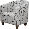 ALABOW Club Chair Slipcover Stretch Tub Chair Cover Barrel Armchair Cover Sofa Cover Furniture Protector for Living Room (Color : #16) view 1