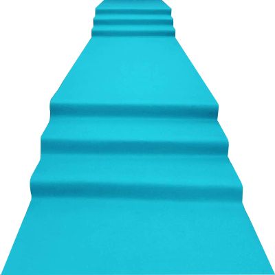 Aisle Runner for Wedding 1m Wide Blue Runway Carpet Rug 2mm Thickness Event Floor Walkway Runner Roll for Wedding Outdoor Party Exhibition Event Decor (Size : 1x20m)