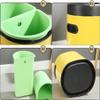 Garbage Can Stainless Steel Sorting Trash Can Household Dry and Wet Separation Kitchen Waste Basket Large Capacity Garbage Cans No Lid Double Barrel Wastepaper Basket (Color : Brass) view 3