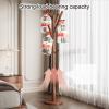 IMPREC Coat Rack Freestanding, Balcony Hanger Coat Rack Freestanding It is Very Easy to Use When Placed Beside The Bed and Does Not Take Up Space (Color : Beige) view 2