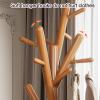 IMPREC Coat Rack Freestanding, Balcony Hanger Coat Rack Freestanding It is Very Easy to Use When Placed Beside The Bed and Does Not Take Up Space (Color : Beige) view 3