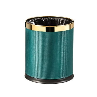 DYPASA Garbage Can Double-Layer Trash Can Round No Lid Trash Cans Creative Household Large Garbage Cans Kitchen Living Room Bathroom Toilet Office Waste Paper Basket Wastepaper Basket (Color : 14L)