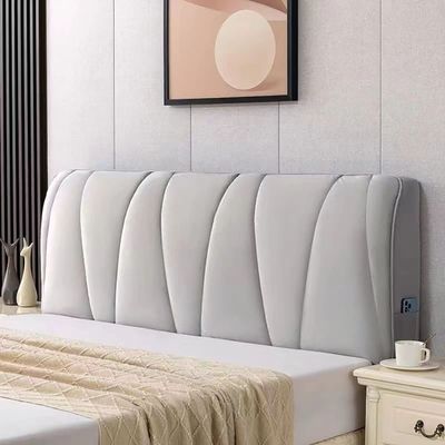 FIBITA Headboard Covers Slipcover,Velvet Thicken Bed Headboard Cover for Full Queen Cal King Size, Dustproof Protector Cover (Color : M, Size : Cal King:180cm/71in)