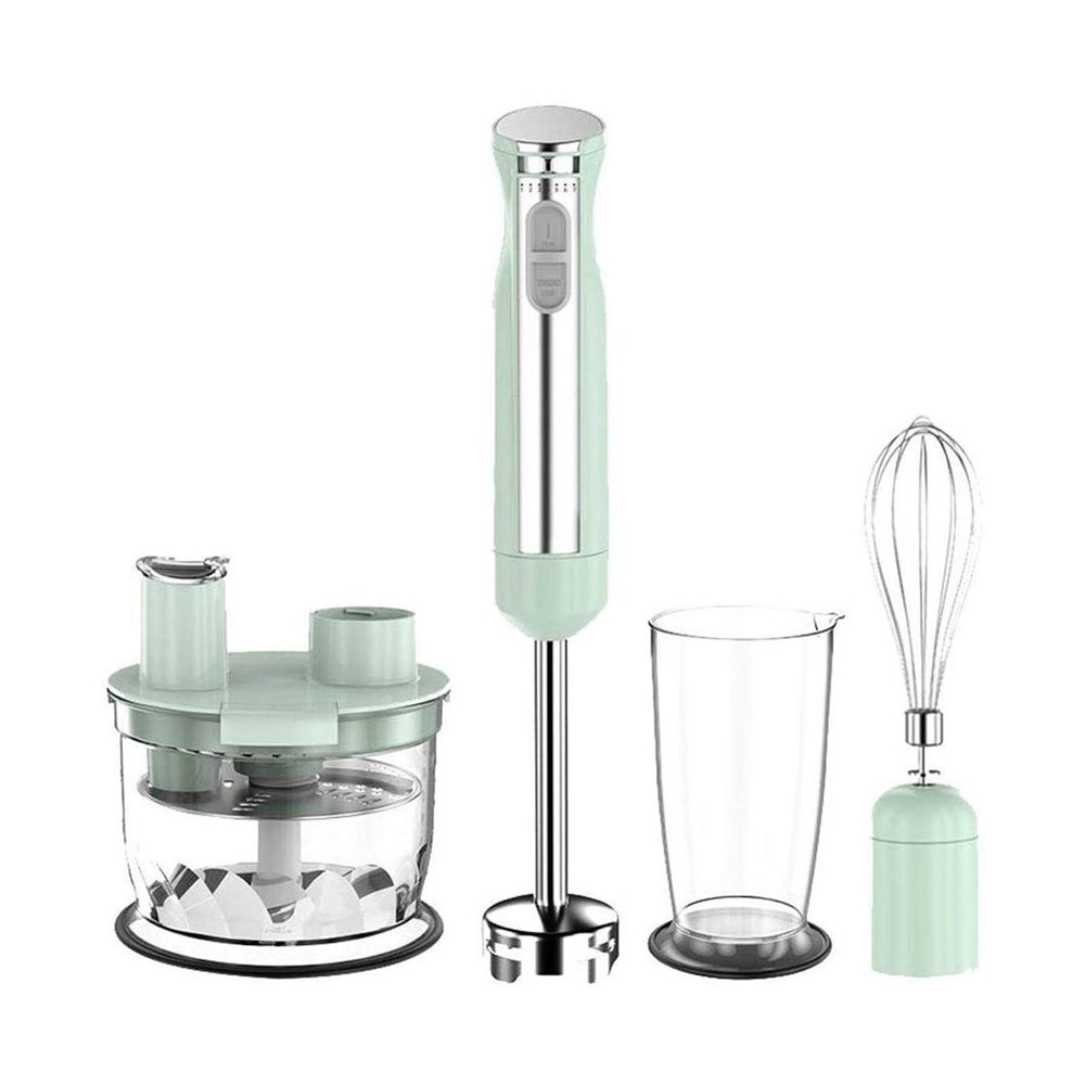 600W 7 Speed Immersion Hand Blender Handheld Energy Saving 5-in-1 Stick Blender with Whisk Egg Cream Beater Mearsuring Mug Milk Frother Emulsion Mixer for Smoothies Pure Sauce