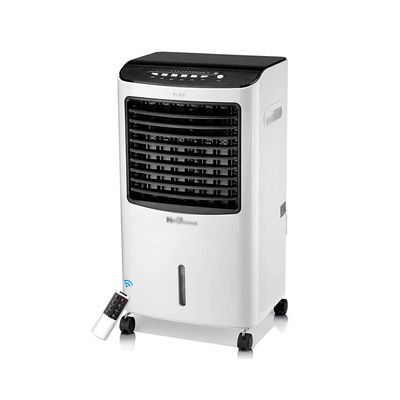 Evaporative Coolers Air Conditioner Portable Fan Evaporative Cooler Small Misting Cooler Noiseless Personal Humidifier Bladeless Quiet for Office Dorm Room(Free Ice Tray) (Color : White)