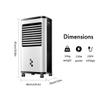 Air Cooler for Home Office 3 in 1 Portable Air Cooler with Remote Control 3 Speeds with Oscillation Function 18 hour Timer and 14 Litre Water Tank for Home or Office Use (Colour: Si view 2