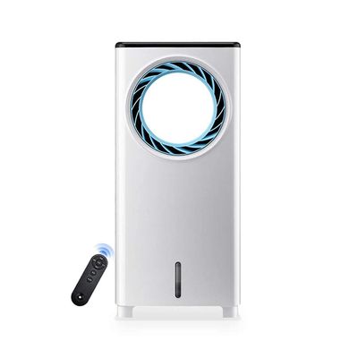 Air Cooler for Home Office Evaporative Coolers Air Conditioning Portable Unit Conditioner Super 3 Fan Speed Whit Remote Control Quiet Humidifier Misting Fan for Home Office Bedroom(White +