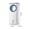 Air Cooler for Home Office Evaporative Coolers Air Conditioning Portable Unit Conditioner Super 3 Fan Speed Whit Remote Control Quiet Humidifier Misting Fan for Home Office Bedroom(White + view 2