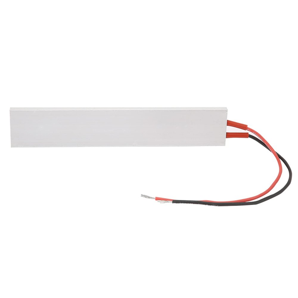 Heating Plate, 15028.5mm Aluminum Housing Heating Plate Thermostatic Heater for Air Conditioning Electric Heating Automobiles Air Curtains Humidifiers (12V 220C)
