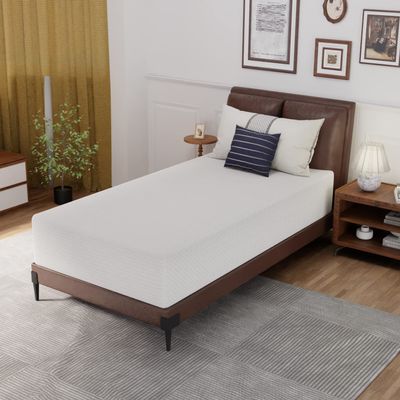 PayLessHere 12 Inch Green Tea Memory Foam Mattress,Bed-in-a-Box Medium Firm Mattress CertiPUR-US Certified Breathable Bed Mattress for Cooler Sleep Supportive & Pressure Relief,Twin