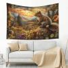 Baxozud Squirrels in National Forest Park Tapestry Home decoration Tapestry Psychedelic Tapestry Wall hanging Bedding Tapestry view 4