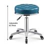 Rolling Stool with Wheels, Pneumatic Mechanic Stool, Adjustable Garage Shop Roller Seat, Round Movable Low Height Rolling Chair (Color : Dark Gray) view 2