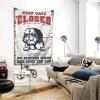 CakJuice Funny Sogns Keep Gate Closed No Matter What The Shih Tzu Say Tapestry Funky Decor Bedroom Decorations (Size : 100X150CM) view 2