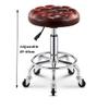 Automotive Mobile Rolling Mechanics Stool, Indoor Home Roller Mobile Seat, 360 Rotation Universal Swivel Wheels, Liftable Home Round Roller Seat Stool, Portable Chair (Color : Black) view 2