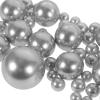 Ciieeo No Hole Faux Pearl Vase Fillers 125Pcs Floating Beads for Wedding Party Centerpieces Table Decor Gray Craft Beads for Home Decoration view 4