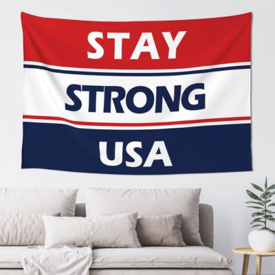 CakJuice Backyard Bar Decor Stay Strong USA Tapestry Large Tapestry Coquette Room Decor (Size : 75X100CM)