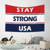 CakJuice Backyard Bar Decor Stay Strong USA Tapestry Large Tapestry Coquette Room Decor (Size : 75X100CM) view 4