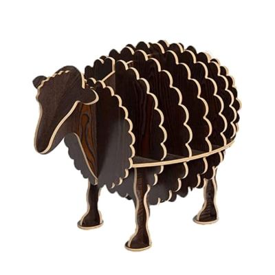 PAASHE 29 Inch Bookshelf Animal Figure Design Bookcase Creative Bookshelves Kids Room Decor Rack Bookcase Small Footprint