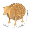 PAASHE 29 Inch Bookshelf Animal Figure Design Bookcase Creative Bookshelves Kids Room Decor Rack Bookcase Small Footprint view 2