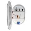 White Mirror Cabinet Wall Mounted Bathroom Mirror Cabinet Wall Mounted Mirror with Storage Cabinet Bathroom Wall Cabinet view 1