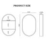 White Mirror Cabinet Wall Mounted Bathroom Mirror Cabinet Wall Mounted Mirror with Storage Cabinet Bathroom Wall Cabinet view 3