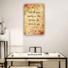 1 Peter 5 7 Bible Poster Scripture Wall Art Christian Wall Decorations for Home Contemporary Canvas Oil Painting Living Room Vertical Pictures (08x12inch(20x30cm),Unframed) view 4