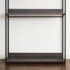 47" Wood Walk-in Closet Organizer with One Shelf in Rustic Gray Grey Laminate Distressed Includes Hardware view 4