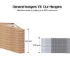 Thickened Non-Slip Hanger Wide Shoulders No Marks to Dry Clothes Hanging at Home for Adult Storage Tidying Up Clothes Support view 4