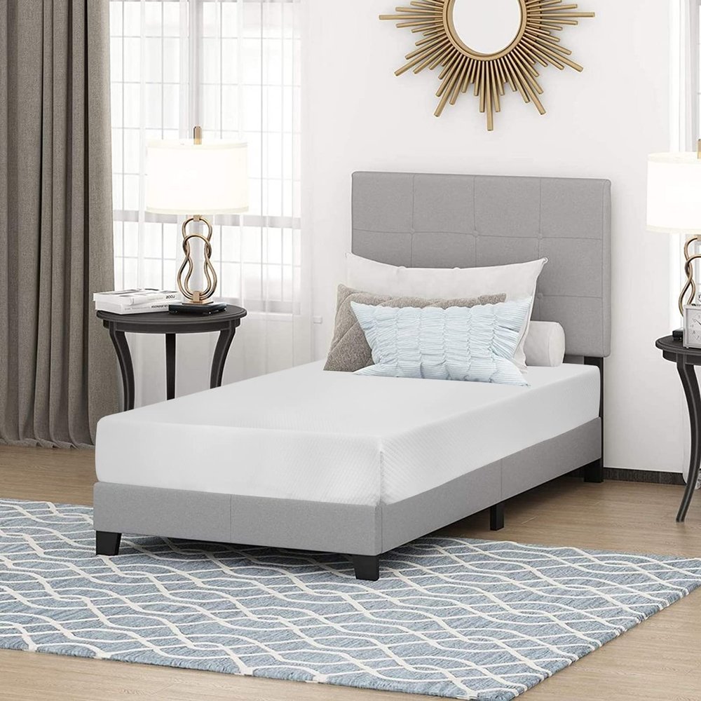 CL.HPAHKL Gel Memory Foam Mattress 8 inch Twin Size Mattress with Removable Soft Cover Medium Firm Mattresses CertiPUR-US Certified for Cool Sleep Relieving Pressure Relief
