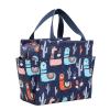 BIMANI Handheld Double Pocket Insulated bento Bag Aluminum foil Thickened Lunch Box Insulation Bag with Meal Pack Lunch Box Insulation Bag Tibetan Alpaca view 1