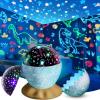 Dinosaur Egg Night Light Toys 2-in-1 Dino & Star Projector for Kids 3-5 6 7 8 9 10 Year Old Boy Girls Nights Lights Lamp Boys Christmas Birthday Gifts for Kid Age 3-12 view 1