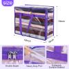 4 Pack Clear Zippered Storage Bags for Clothes, Closet Organizers and Storage Vinyl Bag for Bedding, Linen, Blankets, Comforters, Clothes & Toys Multi Purpose & Space Saver PVC Organizers view 2