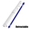 Ceiling Curtain Track Flexible Sliding Curtain Track with Hooks, Ceiling Mounted& Wall Mount Curtain Rail Set for RV Bathroom Shower Hospital Bay Windows, 3ft - 7ft ( Color : Wall Mount , Size : 1.15m view 2