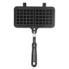 Aluminum Waffle Pan, Double Sided Waffle Baking Mold, Non Stick Cake Maker Mold Pan, Durable Waffle Maker with 2 Stainless Steel Handle, Suitable for Gas and Electric Ceramic Stove view 1