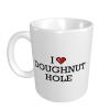 Abipuir Coffee Mug Women I Love Doughnut Hole Mug Gag Gifts For Women Halloween Mugs view 1