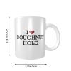 Abipuir Coffee Mug Women I Love Doughnut Hole Mug Gag Gifts For Women Halloween Mugs view 2
