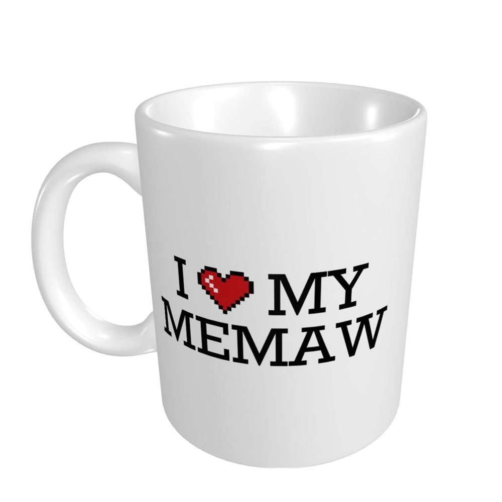 Abipuir Mug Cup Funny I Love My Memaw Mug Coffee Mug Funny Coffee Mug