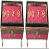 Tannin Home And Decor Handcrafted Elephant Design Rectangular gift/Wedding/Dry Fruits Box with Three glass bowls (Multicolour, Standard) (Pof 2) view 1