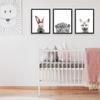 3x Baby Animals Posters Set - Kids Room Decor Cute Animal Wall Picture Poster Print - Boy Girl Decorations Art Pictures Prints (71'' x 50'') view 2