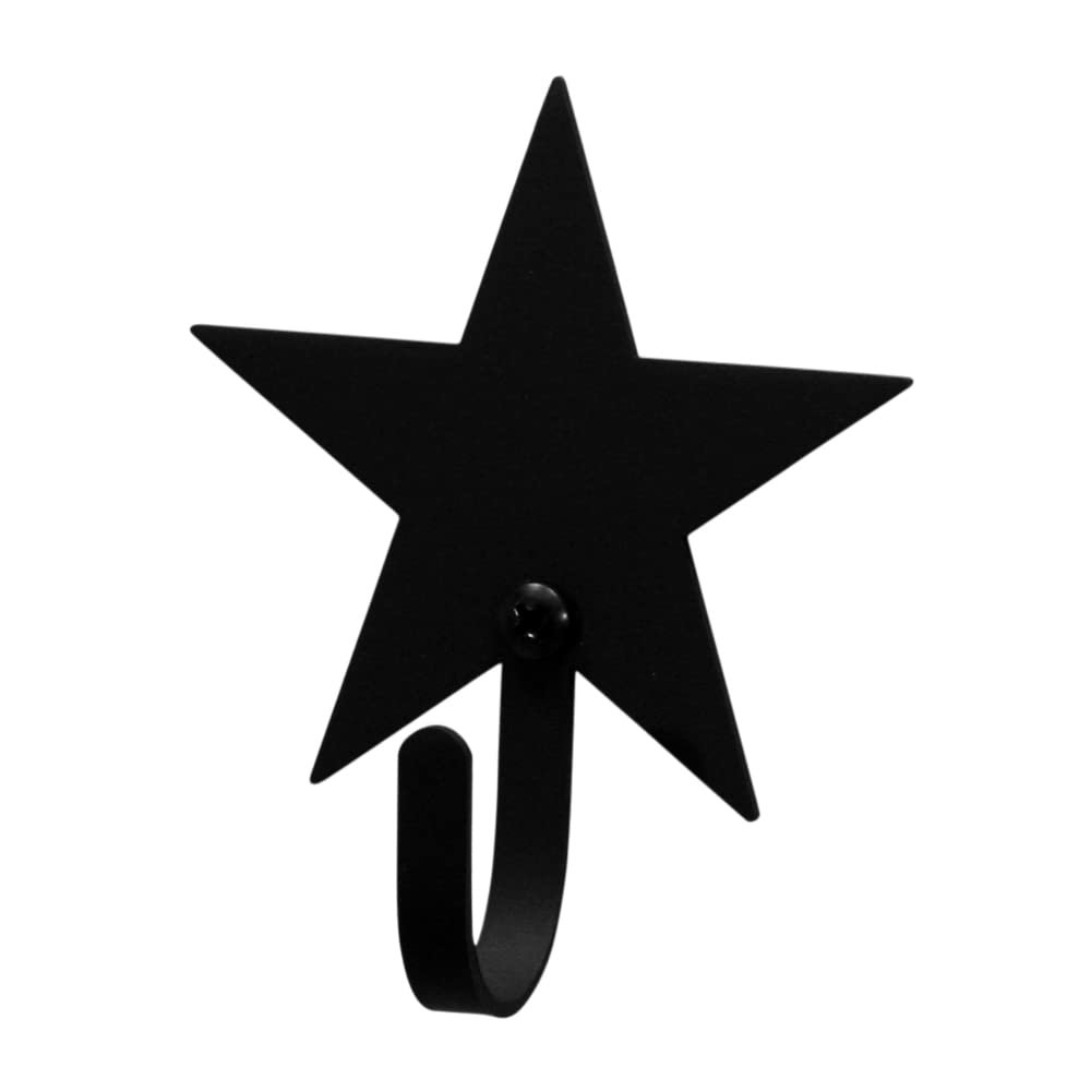 Village Wrought Iron XSmall Star Wall Hook Decorative XSmall