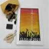 HAVOLY 'Throwing Caps' Graduation Drop Top Guest Book Alternative A Great Idea For Collecting Signatures at a Grad Party (14" x 16") view 2