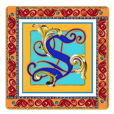 Baci Milano Letter Tray - Ortigia (Letter S)