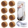HEFA Eco 8 Pack Towel Hooks - Kitchen Organization, Hand & Dish Towel Holder view 1