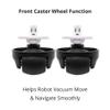Front Caster Wheel Replacement Compatible with Roborock S7, S7 MaxV Ultra Q5 Q7 Max Series Robot Vacuum Cleaner  Fixes Stuck, Noisy or Worn Wheel  2 Pack view 3