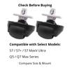Front Caster Wheel Replacement Compatible with Roborock S7, S7 MaxV Ultra Q5 Q7 Max Series Robot Vacuum Cleaner  Fixes Stuck, Noisy or Worn Wheel  2 Pack view 4