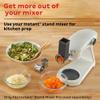 Instant Pot Slicer/ Shredder Attachment for Instant Stand Mixer Pro, Includes 2 Shredding Blades, Slicing blade, Food Pusher and Feeder Housing, Vegetable Chopper, Cheese Grater Attachment view 2